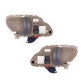 Interior Door Handle Pair For Chevy K1500 Suburban 1995 1996 1997 1998 1999 Front Driver And Passenger Side Beige Bezel With 