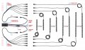 Ledglow 8pc Bluetooth Advanced Million Color Led Motorcycle Accent Underlow Lighting Kit Smartphone App Dual Zone Brake Lights