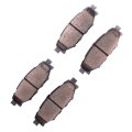Disc Brake Pads For Subaru Xv Crosstrek 2013 2014 2015 Front 4000 Hybridynamic Series 0 54 Inner Thickness 4 35 In Pad Width