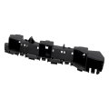 Bumper Cover Retainer Passenger Side For Subaru Crosstrek 2016 2017 Replacement Su1033101 And 57707fj141 Black Standard Plastic