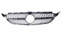 Bapmic 2058881760 Front Diamond Mesh Grille With Camera For Mercedes-benz C300 C63 Amg 17-18
