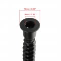 Uxcell Furniture Confirmat Screw 7x69mm Hex Socket Wood Screws Powder Coated 20pcs