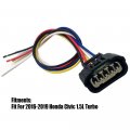 Allmost 5-way Compatible With Honda Civic 1 5l Turbo Charger Wastegate Actuator Connector Plug Black