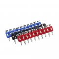12 Gauge Concrete Nail Drive Pins 7 8 In Plastic Collated 1000 Pieces Mechanical Galvanized For Gas Power And Steel Nailers 