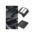 Silicone Center Console Organizer For 2026 Toyota Rav4 Anti Scratch And Waterproof Shift Panel Trim Cover Lower Tray Black 