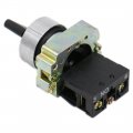 Baomain 2 Position Rotary Select Selector Switch Xb2-bd21 Black 1 No N O 10a 600v Zb2-be101c