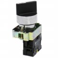 Baomain 2 Position Rotary Select Selector Switch Xb2-bd21 Black 1 No N O 10a 600v Zb2-be101c
