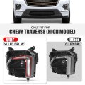 Hecasa Led Headlight For 2022-2024 Chevy Chevrolet Traverse W Led Drl Left Headlamp Bulbs Replacement Gm2502537 85596375 Driver