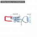 Uxcell 4pcs Toggle Latch Clamp 7 Inch Iron Adjustable 661lbs Holding Capacity Pull For Box Case Gate Cabinet