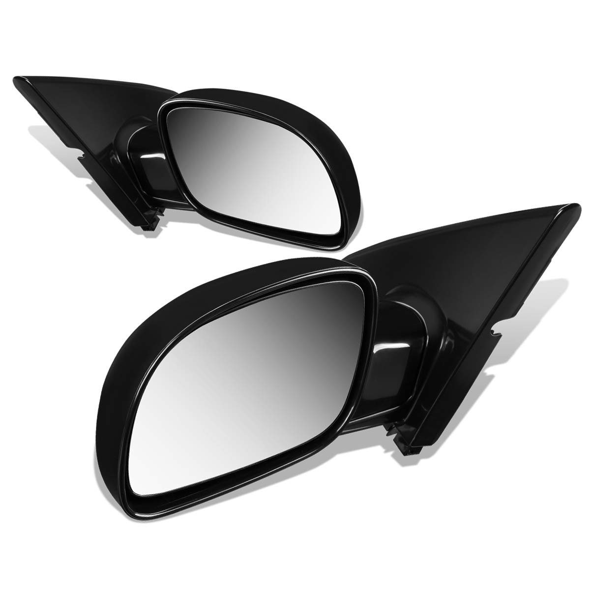 Manual Side View Door Mirror Pair Ch1320110 Ch1321110 For 96-00 Chrysler Town And Country Dodge Caravan Plymouth Grand Voyager