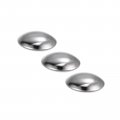 Uxcell 20pcs 65mn Steel Push On Nut Caps 0 63 Inch Axle Fastener For Hand Trucks Lawn Wagons And Rolling Bins M16 X 35mm