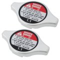 2 Pack Radiator Cap 19045raa003 For 2007 2021 Acura Rdx Replace 19045 Raa 003 Silver Cooling System Valve