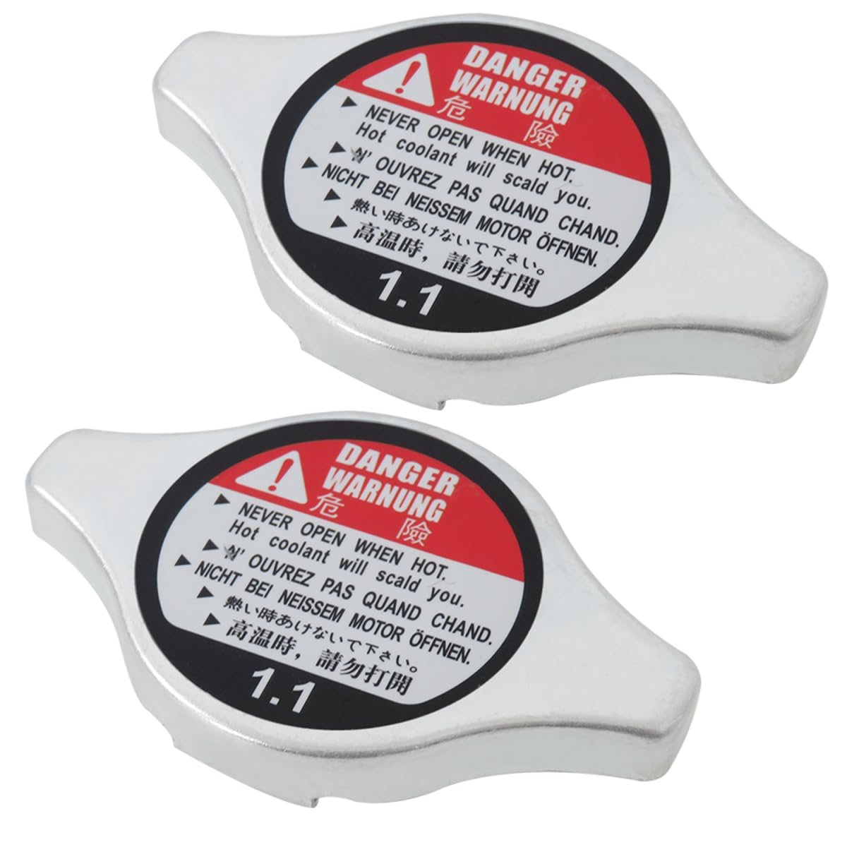 2 Pack Radiator Cap 19045raa003 For 2007 2021 Acura Rdx Replace 19045 Raa 003 Silver Cooling System Valve