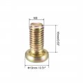 Uxcell M8x16mm Furniture Screw Hex Socket Machine Screws Zinc Plated Fasteners Bolts Full Thread Carbon Steel 10pcs