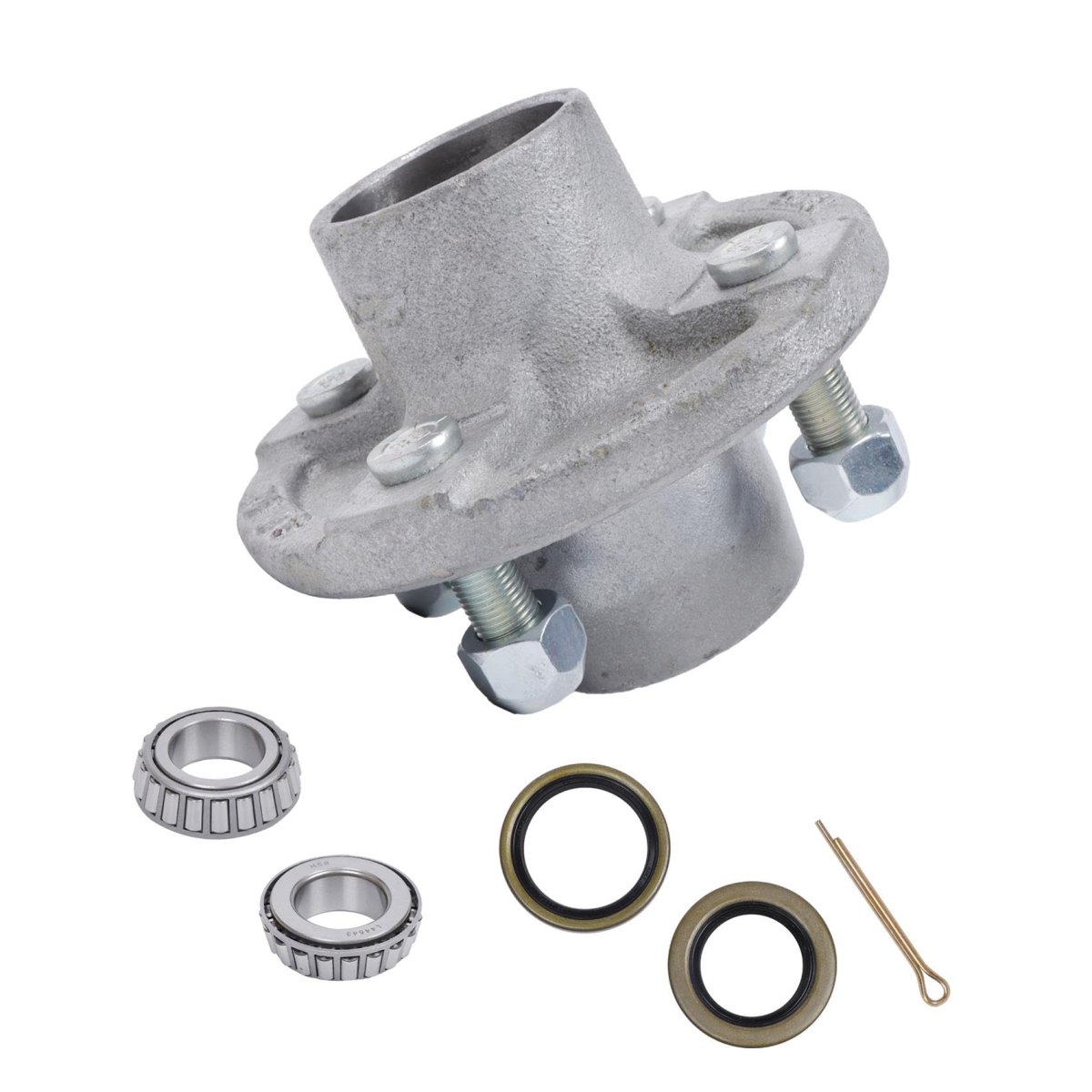 4 On Inch Galvanized Trailer Hub Bearing Kit Suitable For 2000lbs Capacity And 1 Spindle