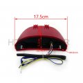Httmt Mt180- Red Integrated Led Tail Brake Light With Turn Signal Compatible Cbr 600rr 1000rr 2004 To 2006
