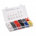 X Autohaux 1800pcs Ferrule Crimping Tool Kit Copper Wire Terminals Sleeves Connector Connectors End Ferrules 8-22 Awg