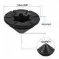 X Autohaux 2 Pcs Black Rear Upper Suspension Coil Spring Insulator No 52691snaa01 For Honda Civic 2006-2011