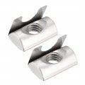 Roll In Spring M8 T Nuts 3030 4040 Series Universal With Sheet Suitable For Aluminum Profile 8mm Groove Depth Pack Of 10 