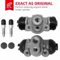 Front Rear Brake Wheel Cylinders All 4 Fit For Kawasaki Kaf300 Mule 500 520 550 1991-2004 Oem 43092-1057 43092-1058