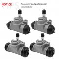 Front Rear Brake Wheel Cylinders All 4 Fit For Kawasaki Kaf300 Mule 500 520 550 1991-2004 Oem 43092-1057 43092-1058
