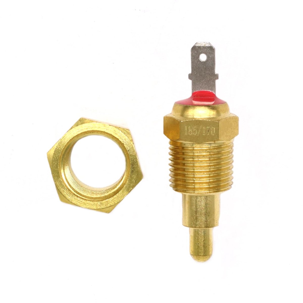 Fan Thermostat Temperature Sensor Switch 185 To 170 Degrees 3 8 In Pipe Thread For 10 12 14 16 Electric Radiator Cooling Fans