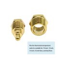 Fan Thermostat Temperature Sensor Switch 185 To 170 Degrees 3 8 In Pipe Thread For 10 12 14 16 Electric Radiator Cooling Fans