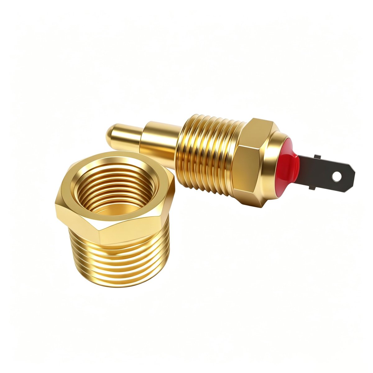Fan Thermostat Temperature Sensor Switch 185 To 170 Degrees 3 8 In Pipe Thread For 10 12 14 16 Electric Radiator Cooling Fans