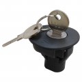 Black Locking Gas Fuel Tank Plug Cover Locked W 2 Keys Replace 8u5z9c268b For 2014 Ford Mustang Gt Convertible 2-door