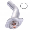 Aintier Thermostat Housing Kit Assembly With Sensor Fits For 2004-2007 Buick Rainier 2002-2009 Chevrolet Trailblazer Oe