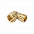 Uxcell Brass Pipe Fitting 90 Degree Elbow G1 2 Male X Female 2pcs