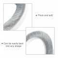 Uxcell Weather Stripping Brush 33ft L X 0 3 W 5 H Self-adhesive Seal Weatherstrip Sweep Gray For Door Window 2pcs Total 66ft