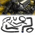 G-plus Silicone Radiator Hose Kit Compatible With 1994-2001 Honda Acura Integra Dc4 Db7 Rs Ls Gs Se B18b1 Engine Black