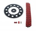 Suzuki Rm-z250 Red Non O Ring Chain And Sprocket Black 13 48 520x114l
