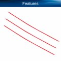 Heyiarbeit 100pcs 15cm 22awg Double Tinned Jumper Wire Welding Lead Tin Plated Electronic Copper Red