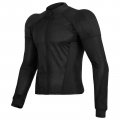 Alpha Cycle Gear Motorcycle Shirt Armor Mesh Moto Riding Armour Jacket For Men And Women As1 4x L Regular Black 