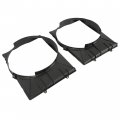 Kuafu Radiator Cooling Fan Shroud Compatible With 1984-1995 Toyota Pickup 4 Cylinder 2 4l Mt Only Replacement For 1671135020