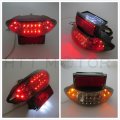 Httmt- Custom Clear Lens Led Brake Tail Light W Integrated Turn Signals Indicators For Suzuk 1999-2007 Hayabusa Gsxr1300