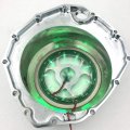 Xkh- Green Led See Through Engine Clutch Cover Compatible With Suzuki Gsx1300r Hayabusa B-king Chrome B074t847tn