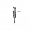 Uxcell Reduced Shank Drill Bit 20 5mm High Speed Steel Hss 9341 Black Oxide With 1 2 Inch Straight