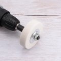 Uxcell Mounted Grinding Stone 3-inch Dia White Corundum Wheel Polishing Head For Rotary Tool