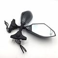 Smt Group Motorcycle Blue Led Turn Signal Mirror Carbon Fiber Smoke For Honda Cbr 125r 150r Suzuki Sv650s Katana Tl1000r