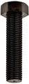 Nylon 6 Machine Screw Plain Finish Black External Hex Drive Meets Astm D4066 D6779 9 32 Length Fully Threaded 4-40 Threads Pack 