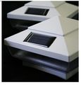 12-pack Garden Solar White Post Deck Cap Square Fence Lights 4 X 