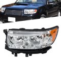 Headlight Assembly Replacement Forester 2006 2007 2008 Headlamp Chrome Housing Left Side For 84001sa471 
