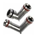 Heater Hose Elbow For Buick Riviera 1995 1996 1997 1998 1999 Aluminum Silver 0 866 In Outside Diameter Slip Fit 12565082
