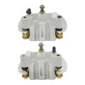 Rear Left Right Brake Caliper Pads And Mounting Brackets For Polaris Rzr Xp 4 1000 Eps High Lifter Edition 