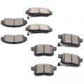 Aintier Automotive Replacement Brake Pads Front Rear Fit For Acura Tsx 2010 For Honda Accord 2008-2010