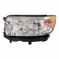 Halogen Headlight For Subaru Forester 2006-2008 Left Driver Side Assembly With Chrome Housing And Bulbs Dot Sae Compliant 