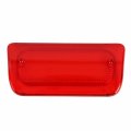 Ecotric 2pcs New Red Third Brake Light Lens Cover Compatible With 1994-2004 Chevy S10 Gmc Sonoma High Mount Stop Lamp For Crew